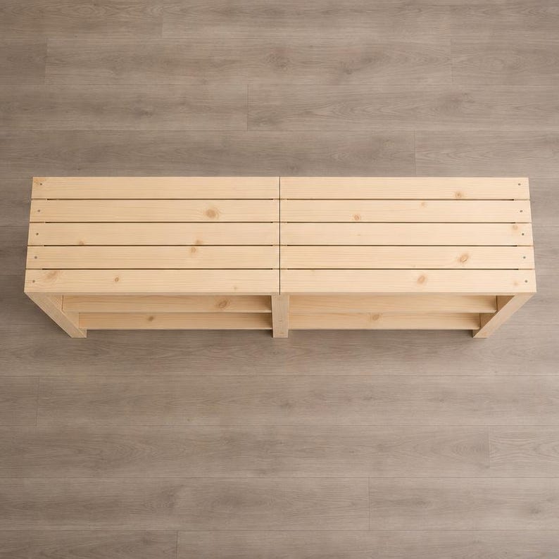 DIY DIY Wall Shelf Plans PDF, Wood Shoe Rack Plans, Standing Shelf Woodworking Blueprint, Entryway Bathroom Console, Digital Download Woodworking Blueprint - Step-by-Step Plan thumbnail 8
