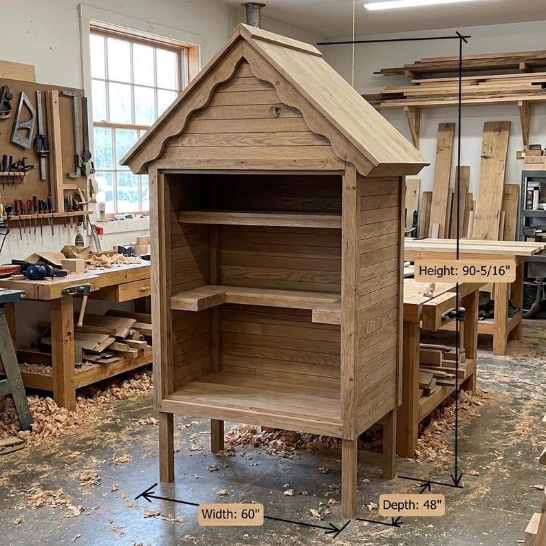DIY DIY Farmstand Plans PDF | Roadside Mobile Market Stand Blueprint | Bakery Egg Flower Produce Stand | Woodworking Plans Woodworking Blueprint - Step-by-Step Plan thumbnail 2