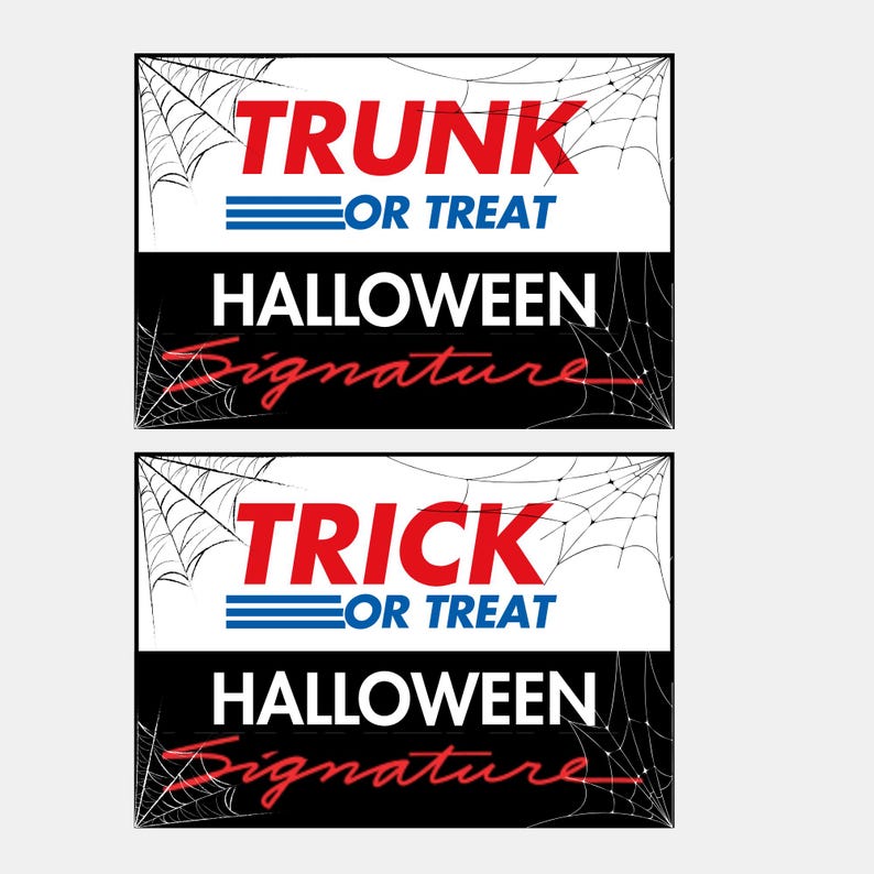 DIY Wholesale Club Halloween Trunk or Treat Printable Decor (Digital Download) Woodworking Blueprint - Step-by-Step Plan thumbnail 4