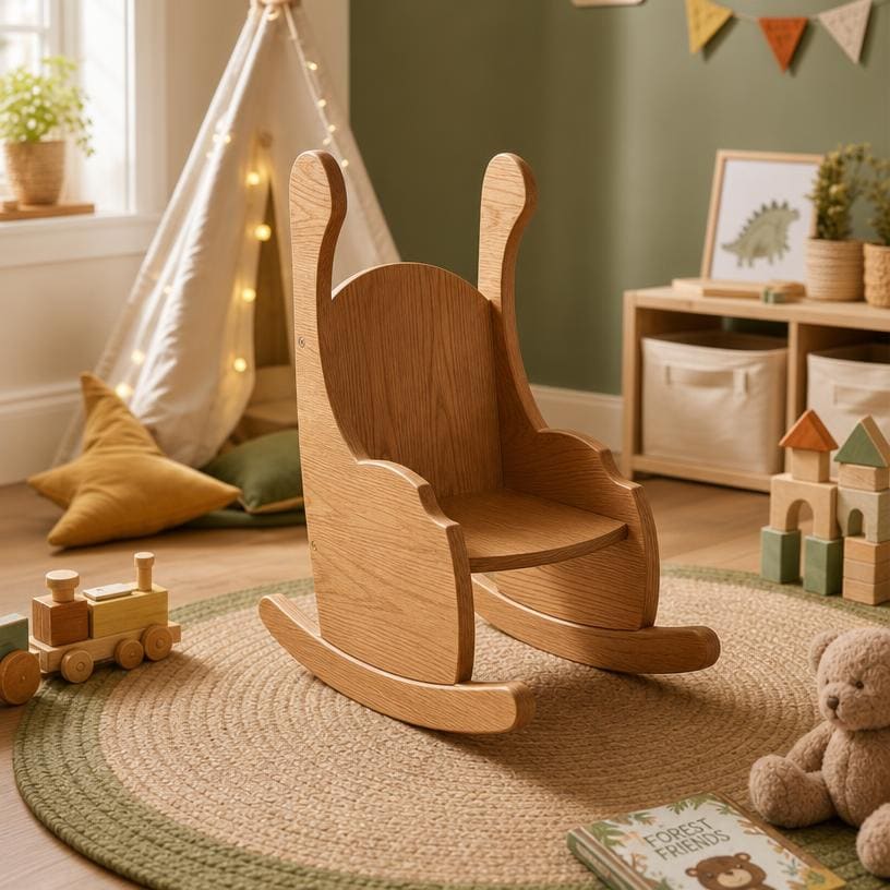 Kids Rocking Chair Plans — Finished build photo
