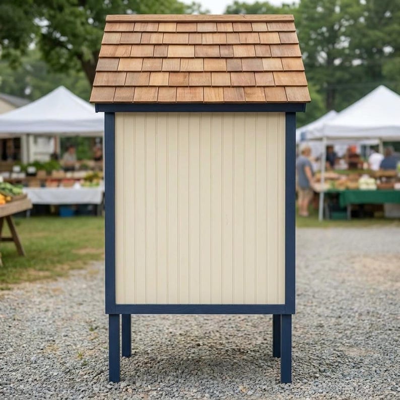 DIY DIY Farmstand Plans PDF | Roadside Mobile Market Stand Blueprint | Bakery Egg Flower Produce Stand | Woodworking Plans Woodworking Blueprint - Step-by-Step Plan thumbnail 5