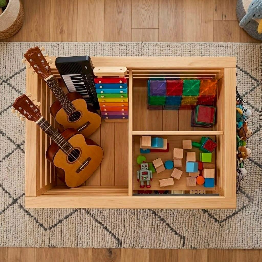 Toy Box Plans PDF — Cut list and material detail