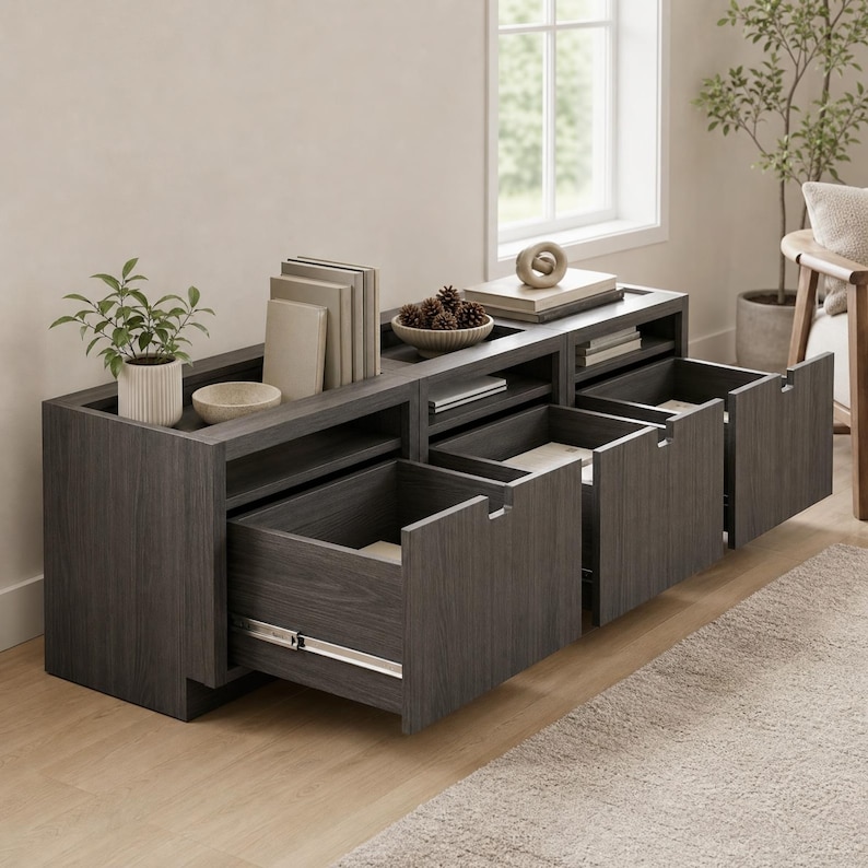 DIY Garage Cabinet Plans with Drawers | Plywood Woodworking Blueprint (PDF Download) Woodworking Blueprint - Step-by-Step Plan thumbnail 1