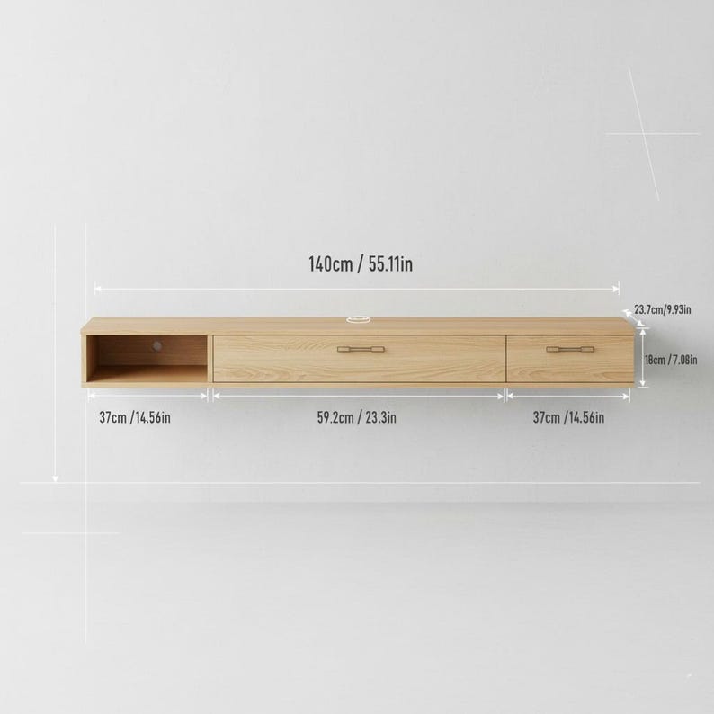 DIY DIY Floating TV Console Plan: Wall-Mount Media Shelf (Woodworking PDF) Woodworking Blueprint - Step-by-Step Plan thumbnail 7