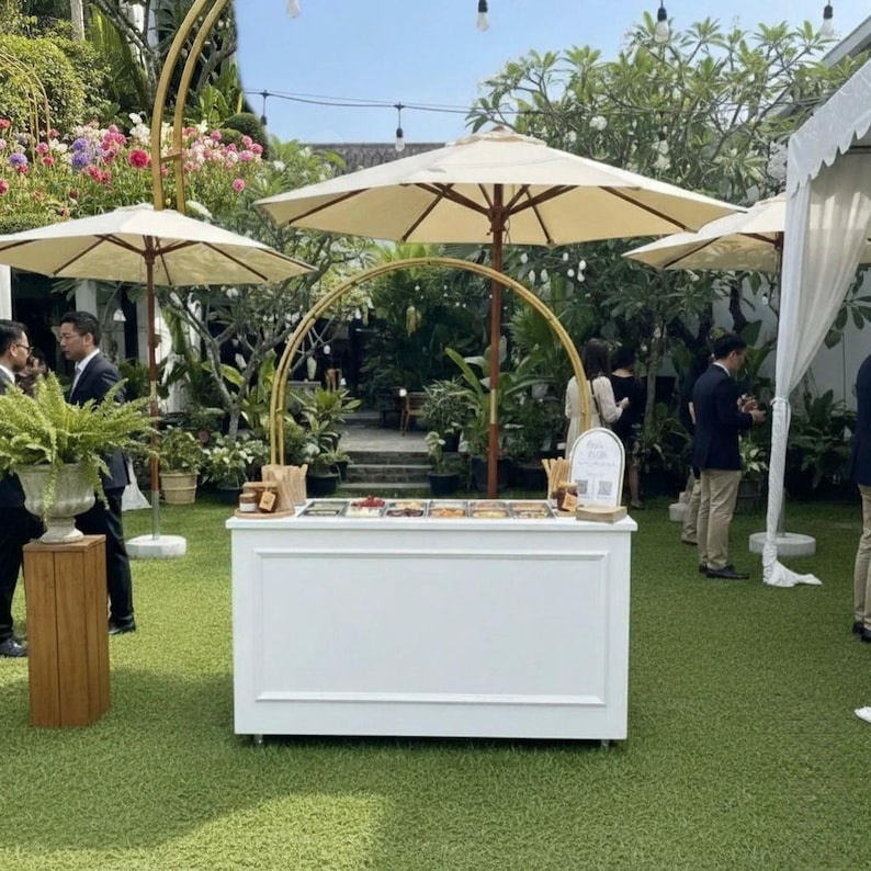DIY Portable Charcuterie Cart DIY Plans: Folding Bar, Coffee, Vendor Cart (PDF) Woodworking Blueprint - Step-by-Step Plan thumbnail 2