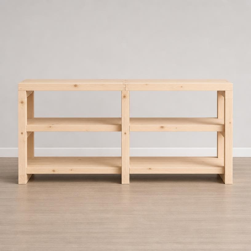 DIY Wall Shelf Plans — Finished build photo
