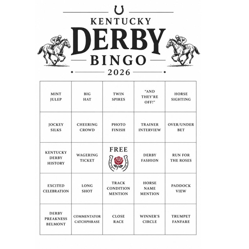 DIY Kentucky Derby 2026 Party Games Bundle, Betting Kit, Horse Roster (PDF) Woodworking Blueprint - Step-by-Step Plan thumbnail 9