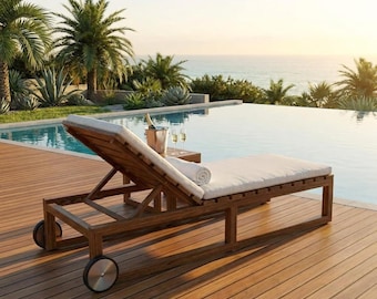 DIY Chaise Lounge Pläne: Aussen Pool Liege, verstellbare Liege (PDF Download)