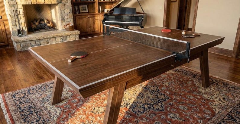 DIY DIY Outdoor Ping Pong Table Plans | Foldable Wooden Table Tennis Blueprint PDF Download Woodworking Blueprint - Step-by-Step Plan thumbnail 3