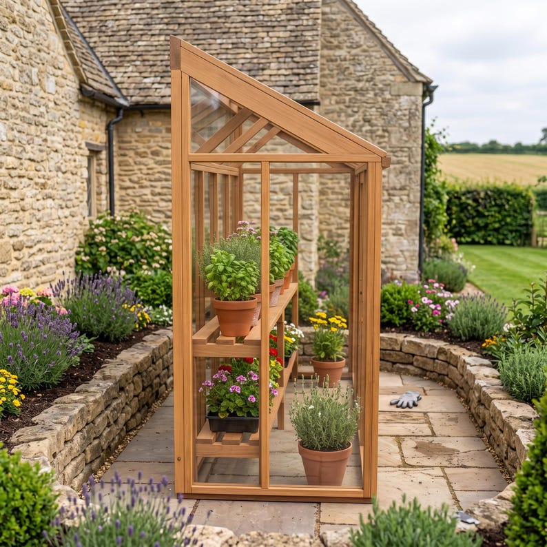 DIY DIY Lean-To Greenhouse Plans | Wooden Attached Greenhouse Blueprint (PDF Download) Woodworking Blueprint - Step-by-Step Plan thumbnail 5