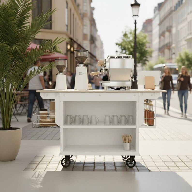 DIY DIY Mobile Coffee Cart Plans: Collapsible Vendor Bar Blueprint (PDF Download) Woodworking Blueprint - Step-by-Step Plan thumbnail 4