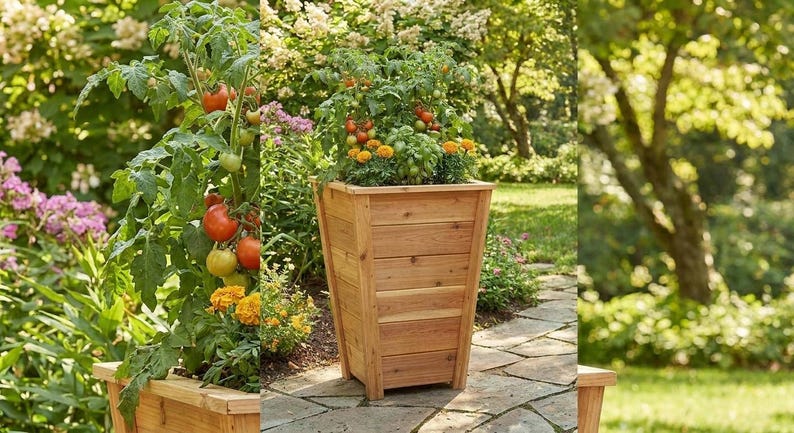 DIY DIY Planter Box Plans | Zero-Waste Cedar Fence Picket Design (PDF Download) Woodworking Blueprint - Step-by-Step Plan thumbnail 3