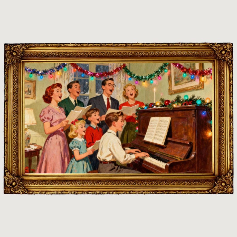 DIY Vintage Christmas Art | 100+ Winter Frame TV Designs (Digital Download) Woodworking Blueprint - Step-by-Step Plan thumbnail 6