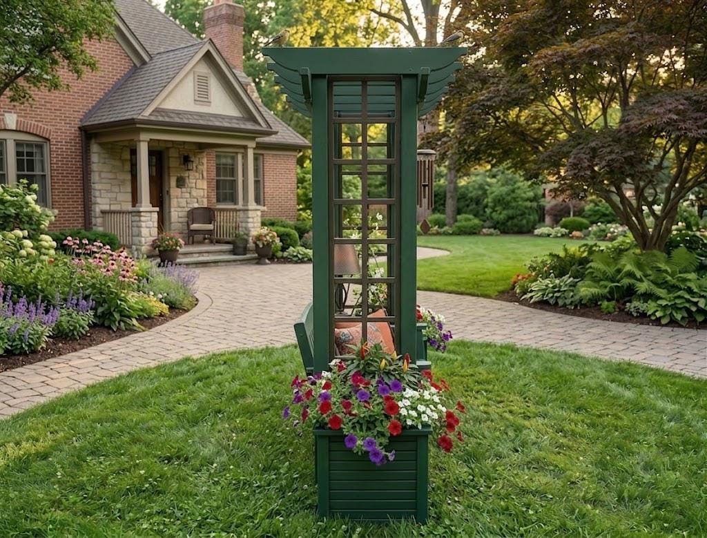 DIY Pergola Swing Chair Plans — Material and lumber overview