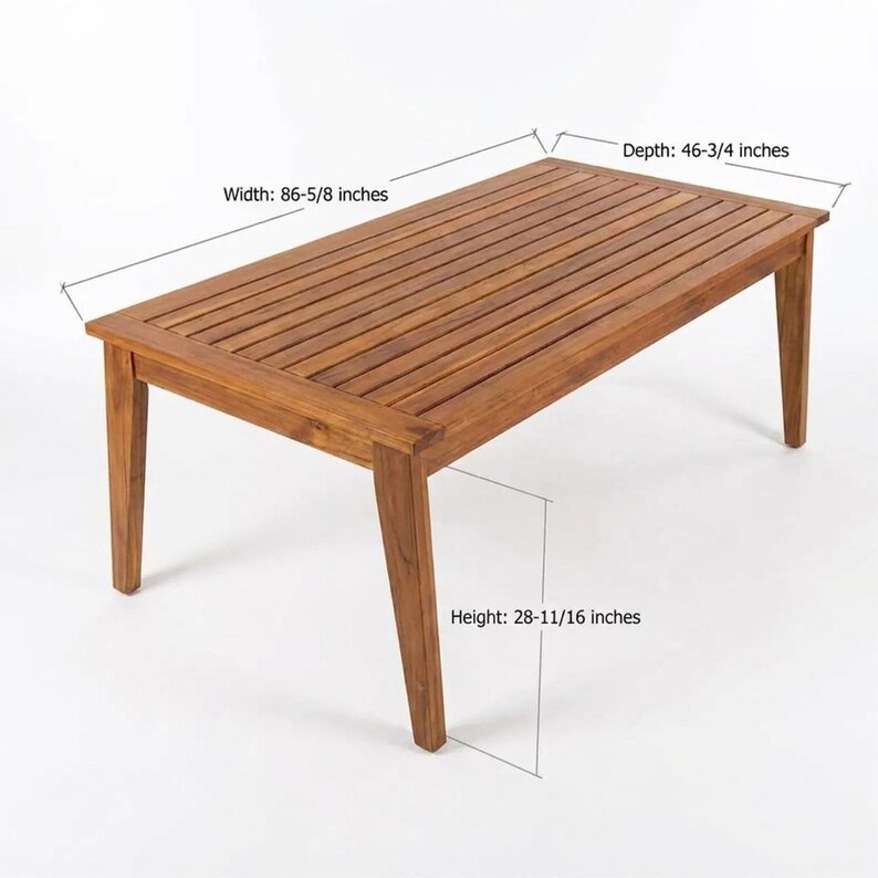DIY Outdoor Dining Set Plans | Table and Six Chairs Woodworking Blueprint (PDF Download) Woodworking Blueprint - Step-by-Step Plan thumbnail 3