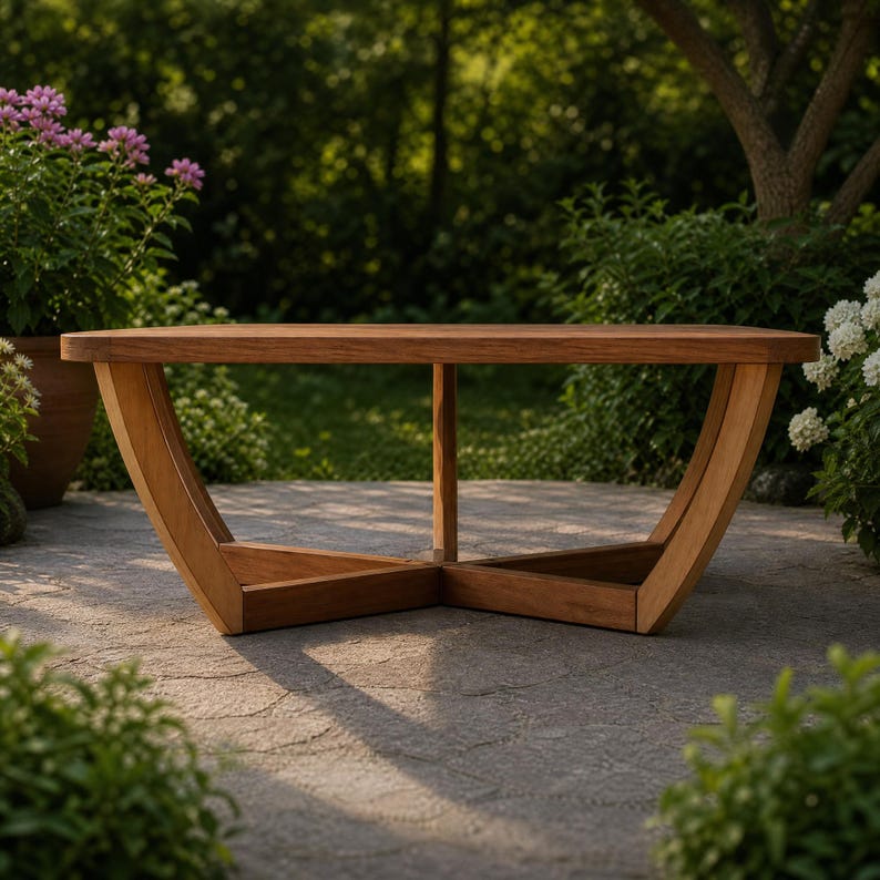 DIY Midcentury Modern Dining Table Plans | Curved Leg Woodworking Blueprint (PDF Download) Woodworking Blueprint - Step-by-Step Plan thumbnail 7