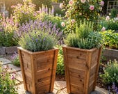DIY Planter Box Plans | Zero-Waste Cedar Fence Picket Design (PDF Download)
