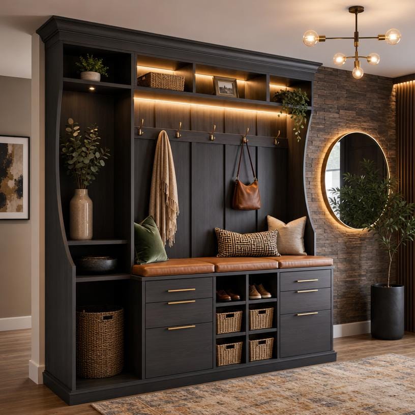 Built-In Cabinets Plans — Cut list and material detail