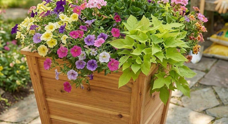 DIY DIY Planter Box Plans | Zero-Waste Cedar Fence Picket Design (PDF Download) Woodworking Blueprint - Step-by-Step Plan thumbnail 4