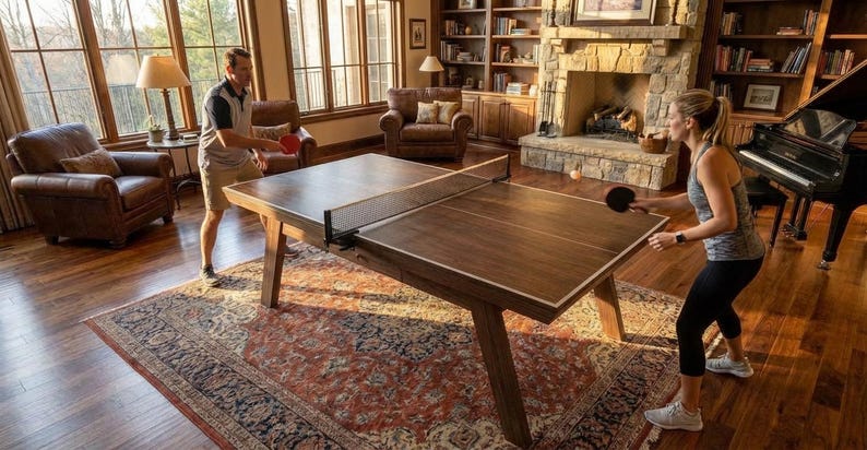 DIY DIY Outdoor Ping Pong Table Plans | Foldable Wooden Table Tennis Blueprint PDF Download Woodworking Blueprint - Step-by-Step Plan thumbnail 4