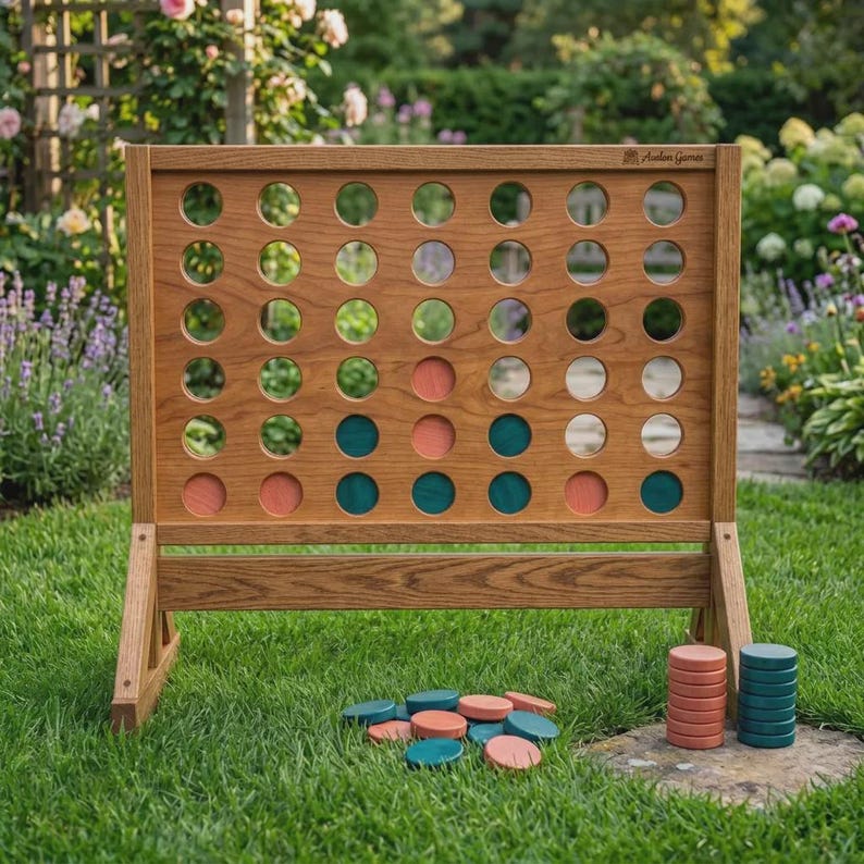 DIY Giant Connect Four Plans | Wooden Backyard Yard Game Blueprint (PDF Download) Woodworking Blueprint - Step-by-Step Plan thumbnail 4