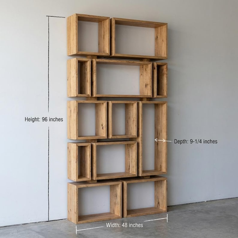 DIY DIY Bookshelf Plans | Modern Bookcase Woodworking Blueprint & Built-In Shelf PDF Download Woodworking Blueprint - Step-by-Step Plan thumbnail 2