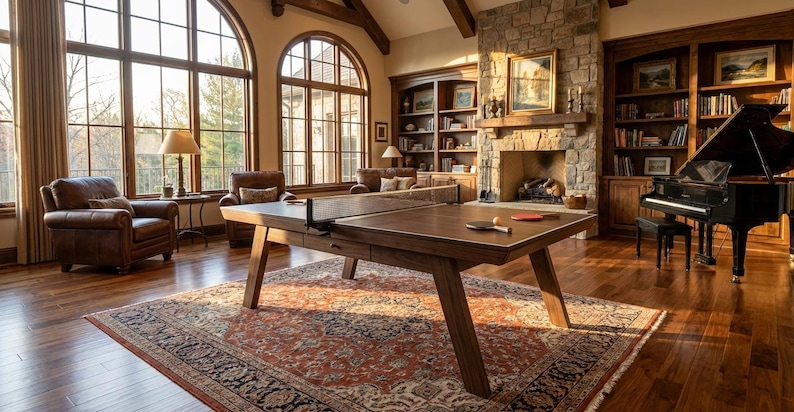DIY DIY Outdoor Ping Pong Table Plans | Foldable Wooden Table Tennis Blueprint PDF Download Woodworking Blueprint - Step-by-Step Plan thumbnail 1