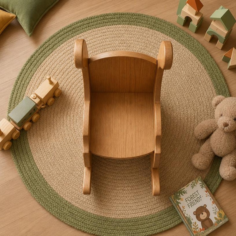 DIY Kids Rocking Chair Plans | Toddler Wooden Rocker Woodworking Blueprint (PDF Download) Woodworking Blueprint - Step-by-Step Plan thumbnail 7