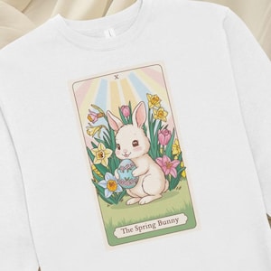 Osterhase Design Tarot, Osterhase PNG-Datei, Boho Osterhase PNG, Süßes Tier Ostern Design, Süßes Ostern Digital Download, Tarot
