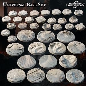 Bordmodellbaser - Mesbg - Warhammer - DnD - Tryckningen fortsätter