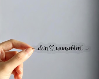 Custom Name Vinyl-Stickers Einzeln, Eigenes Design Verwenden, Personalisierte Stickers Geschenke, Minimalistische Stickers