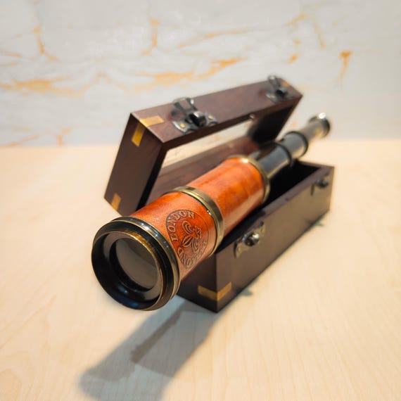 Pirate Spyglass Telescope Nautical Foldable Telescope, Spyglass