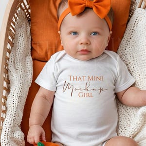 Fall baby Bodysuit Mockup Fall Mockup Baby Autumn Onsie Mockup Infant Bodysuit White Bodysuit Mockup Fall Mock Orange Mockup Baby Body Suit