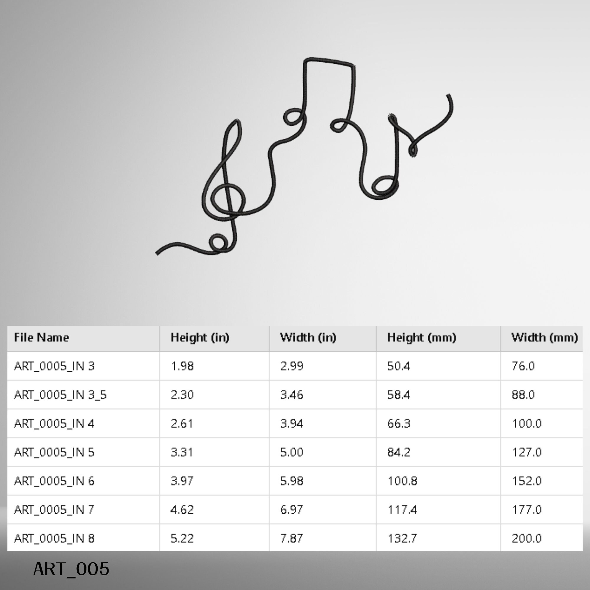 Musical Notes Embroidery Design Instant Download, Multiple Sizes ...