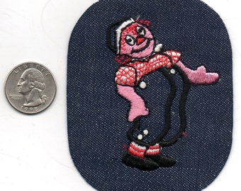 Scarce Vintage Raggedy Andy Denim Patch Applique inches tall NEW OLD STOCK Retro