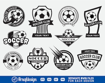 Soccer Club svg, Soccer Club Team svg, sports svg, dxf, eps, png, clipart, vector, silhouette