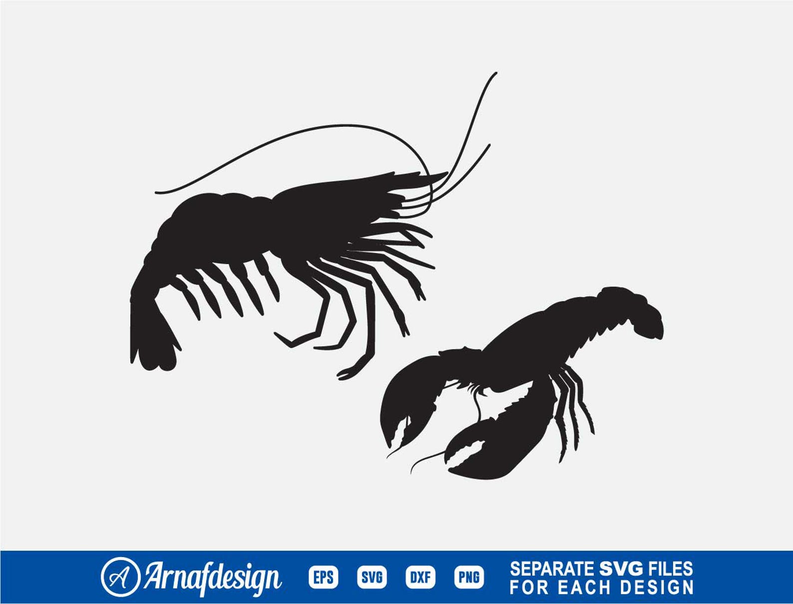 Crawfish Svg, Clipart, Cut Files for Silhouette, Files for Cricut ...