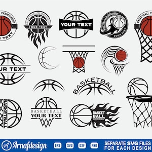 Basketball svg, sports svg, dxf, eps, png, clipart, vector, silhouette