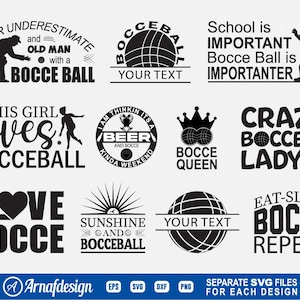 Bocceball SVG, Bocce Ball svg, Bocce svg, Bocce queen, Ball svg, Clipart, Cut Files for Silhouette, Files for Cricut, Vector, dxf, png