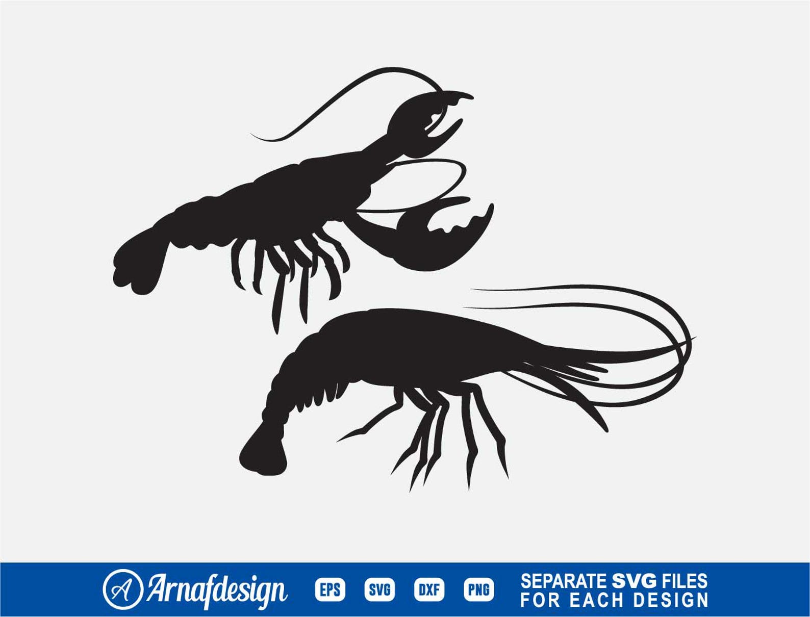 Crawfish Svg, Clipart, Cut Files for Silhouette, Files for Cricut ...