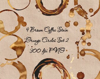 Download Coffee Stains Svg Etsy