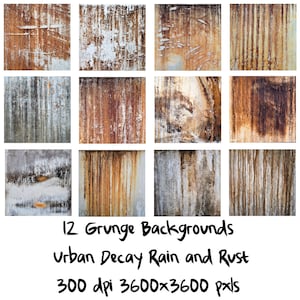 Effet de texture grunge, effet vieilli grunge, lot de textures rouille, arrière-plan des cliparts effet vieilli, motif rustique rayé, design créatif