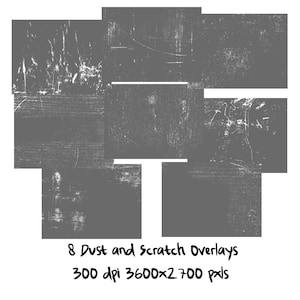 Old Photo Dust Scratches Grunge, Transparent Grungy Overlay, Photography Effect Bundle, Photography Art, Gray Pattern, PNG Download