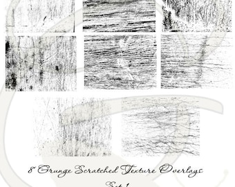 Digital Photo Effect Grunge Scratched Texture Photography Art Black PNG Transparent Grungy Overlay Background Download