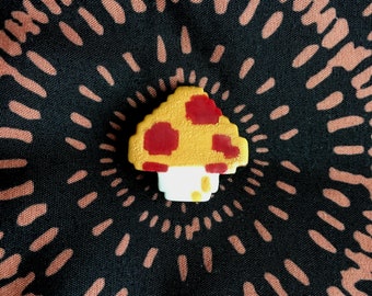 Mushroom  |   8-Bit    |  Nintendo  | Super Mario Bros |  Pin