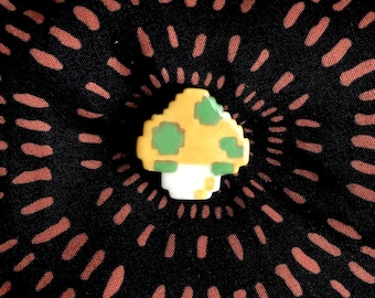 Extra Life Mushroom  |  8-Bit  |  Nintendo  |  Super Mario Bros  |  Pin