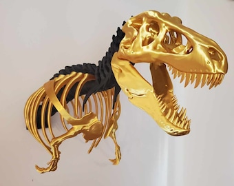 T-REX impreso en 3D, Tyrannosaurus Rex bebé esqueleto modelo dinosaurio WALL
