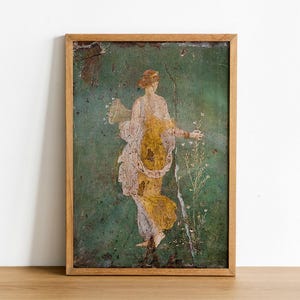 古代ローマの女神フローラ 開花植物の女神を描いたローマの