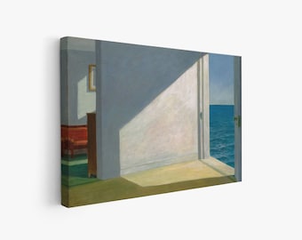 Edward Hopper 'Rooms by the Sea' Canvas Print: Modern Minimalist Wall Art