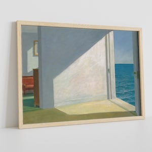 Edward Hopper 'Rooms by the Sea' Print: Modern Framed Gallery Wall Art